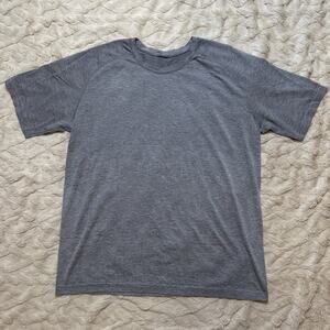 Lululemon Metal Vent Tech Short Sleeve Heathered Gray Athletic Shirt Size XXL
